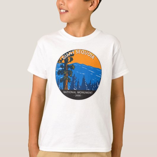 Riesengebirge Sequoia Nationalmuseum Vintag T-Shirt (Vorderseite)
