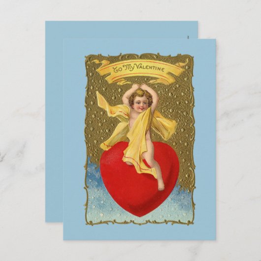 Riesengel ~ Postkarte / Einladung (Vorne/Hinten)