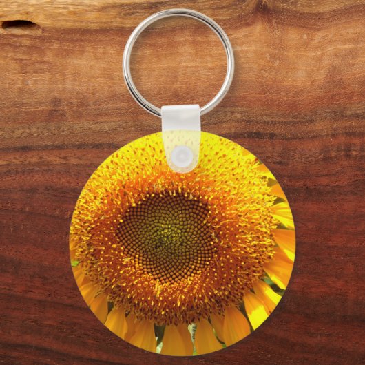 Riesengelbe Mammut Sonnenblume Schlüsselanhänger (Vorderseite)