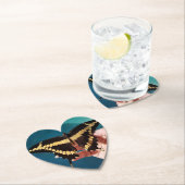 Riesengelbes Frack Butterfly Untersetzer (Vor Ort)