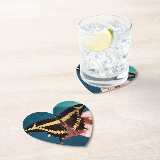 Riesengelbes Frack Butterfly Untersetzer (Vor Ort)