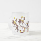 Riesenglas-Tasse Mattglastasse (Vorderseite Links)