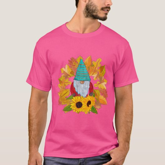 Riesengnom mit Kranz T-Shirt (Vorderseite)