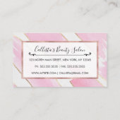 Riesengoldgetrimmte Pinselstriche Treuekarte (Rückseite)