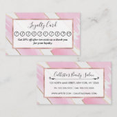 Riesengoldgetrimmte Pinselstriche Treuekarte (Vorne/Hinten)