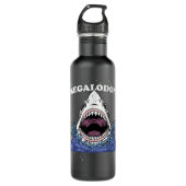 Riesenhai Megalodon Monster Retro Shark for Kid Edelstahlflasche (Vorderseite)