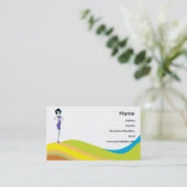 Riesenhoch Visitenkarte (Stehend Vorderseite)