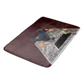 Riesenhühner Ei Crusher Large Memory Bathmat Badematte (Schrägansicht)