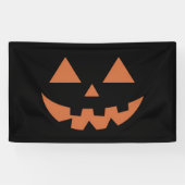 RiesenJack O' Lantern Face Halloween Pumpkin Banner (Horizontal)