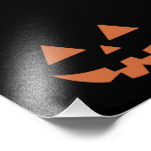 RiesenJack O' Lantern Face Halloween Pumpkin Fotodruck (Ecke)
