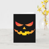 RiesenJack O' Lantern Face Halloween Pumpkin Fun Karte (Gelbe Blume)