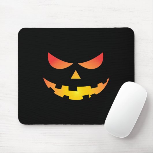 RiesenJack O' Lantern Face Halloween Pumpkin Fun Mousepad (Mit Mouse)
