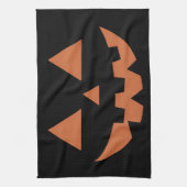 RiesenJack O' Lantern Face Halloween Pumpkin Geschirrtuch (Vertikal)