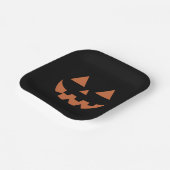 RiesenJack O' Lantern Face Halloween Pumpkin Pappteller (Gewinkelt)