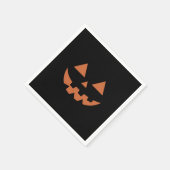 RiesenJack O' Lantern Face Halloween Pumpkin Serviette (Ecke)