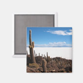 Riesenkaktus am Salar de Uyuni-Magneten Magnet (Vorderseite/Rückseite)