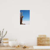 Riesenkaktus auf dem Poster Salar de Uyuni (Küche)