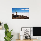 Riesenkaktus im Poster Salar de Uyuni (Heimbüro)