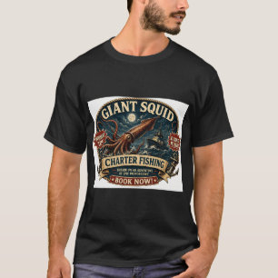 Riesenkalmar-Charterfischen T-Shirt