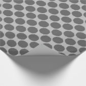 Riesenkatze, hellgrau und dunkelgrau / grau geschenkpapier (Ecke)