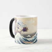 Riesenkatzenwelle - Die große Welle vor Kanagawa Verwandlungstasse (Vorderseite Links)