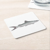 Riesenkatzer Rechteckiger Pappuntersetzer (angewinkelt)