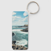 Riesenkauseway | Nordirland Art Schlüsselanhänger (Rückseite)