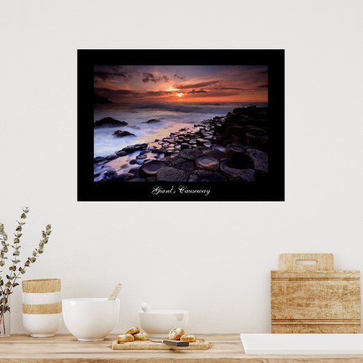 Riesenkauseway Poster (Küche)