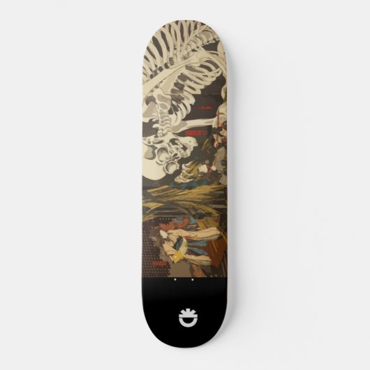 Riesenkelett Skateboard (Vorderseite)
