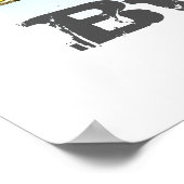 Riesenkid-Buggys - Gelber Bulldozer Poster (Ecke)