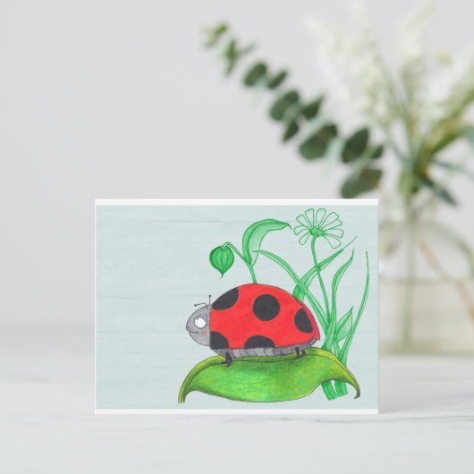 Riesenkopfblatt Postkarte (Stehend Vorderseite)