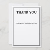 Riesenktopus Vintag 1801 Etching Dankeskarte (Rückseite)