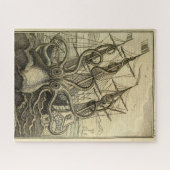 Riesenktopus Vintag 1801 Etching Puzzle (Horizontal)