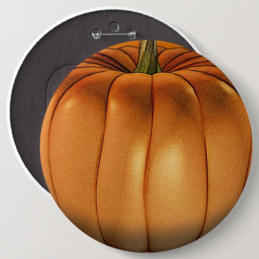 Riesenkürbis-Knöpfe Button (Vorne & Hinten)