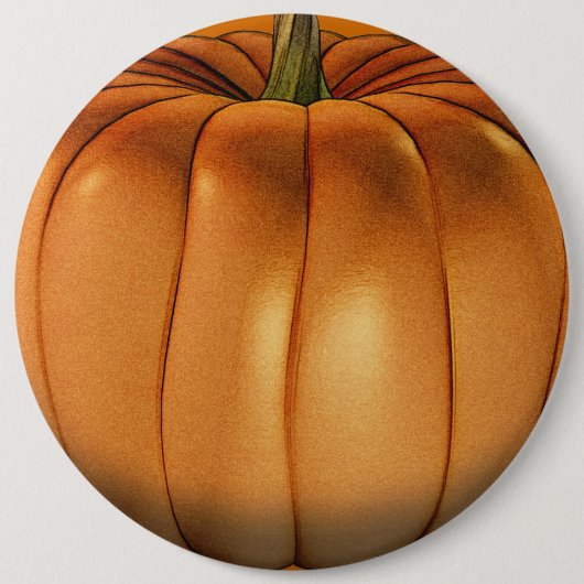 Riesenkürbis-Knöpfe Button (Vorderseite)