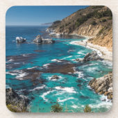 Riesenküste, Westküste, Pazifikküste Getränkeuntersetzer (Vorderseite)