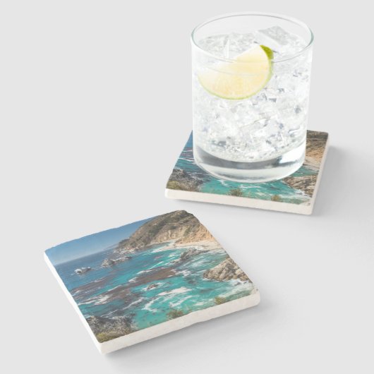 Riesenküste, Westküste, Pazifikküste Steinuntersetzer (Seitenansicht)