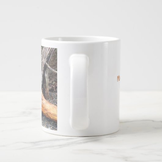 Riesenlog-Versteck-Tasse Jumbo-Tasse (Rückseite)