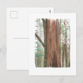 Riesenmammutbaum-Postkarte Postkarte (Vorne/Hinten)