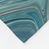 Riesenmeer | Bestes abstraktes Meeresbild Fleecedecke (Ecke)