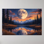 Riesenmond: Nachts Poster (Vorne)
