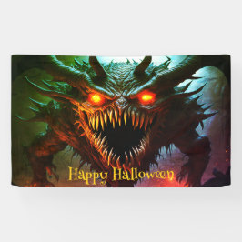 Riesenmonster Halloween Banner