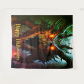 Riesenmonster Halloween-Hintergrund Wandteppich (Vorderseite (Horizontal))