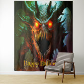 Riesenmonster Halloween-Hintergrund Wandteppich (Beispiel)