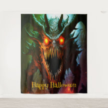 Riesenmonster Halloween-Hintergrund