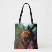 Riesenmonster Halloween-Totentasche Tasche (Vorderseite)