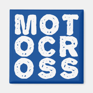 Riesenmotocross Logo Dirt Bike Kühlschrankmagnet