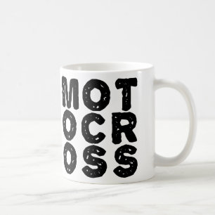 Riesenmotocross-Logo-Dirt-Bike-Tasse oder Reiseuma Kaffeetasse