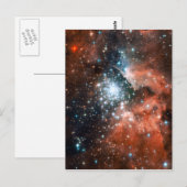 Riesennebel Star Cluster Postkarte (Vorne/Hinten)