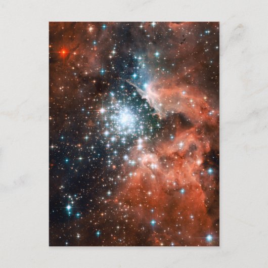 Riesennebel Star Cluster Postkarte (Vorderseite)